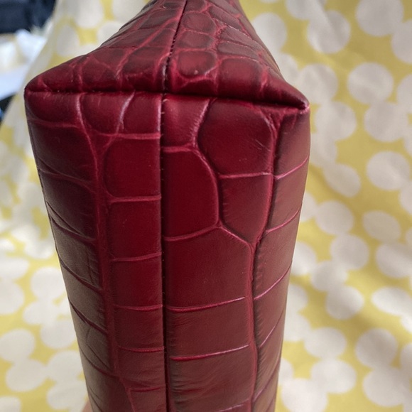 Kate Spade Faux Crocodile embossed cosmetic case - Picture 5 of 13